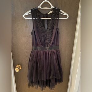 Lily Mcbee short black dress